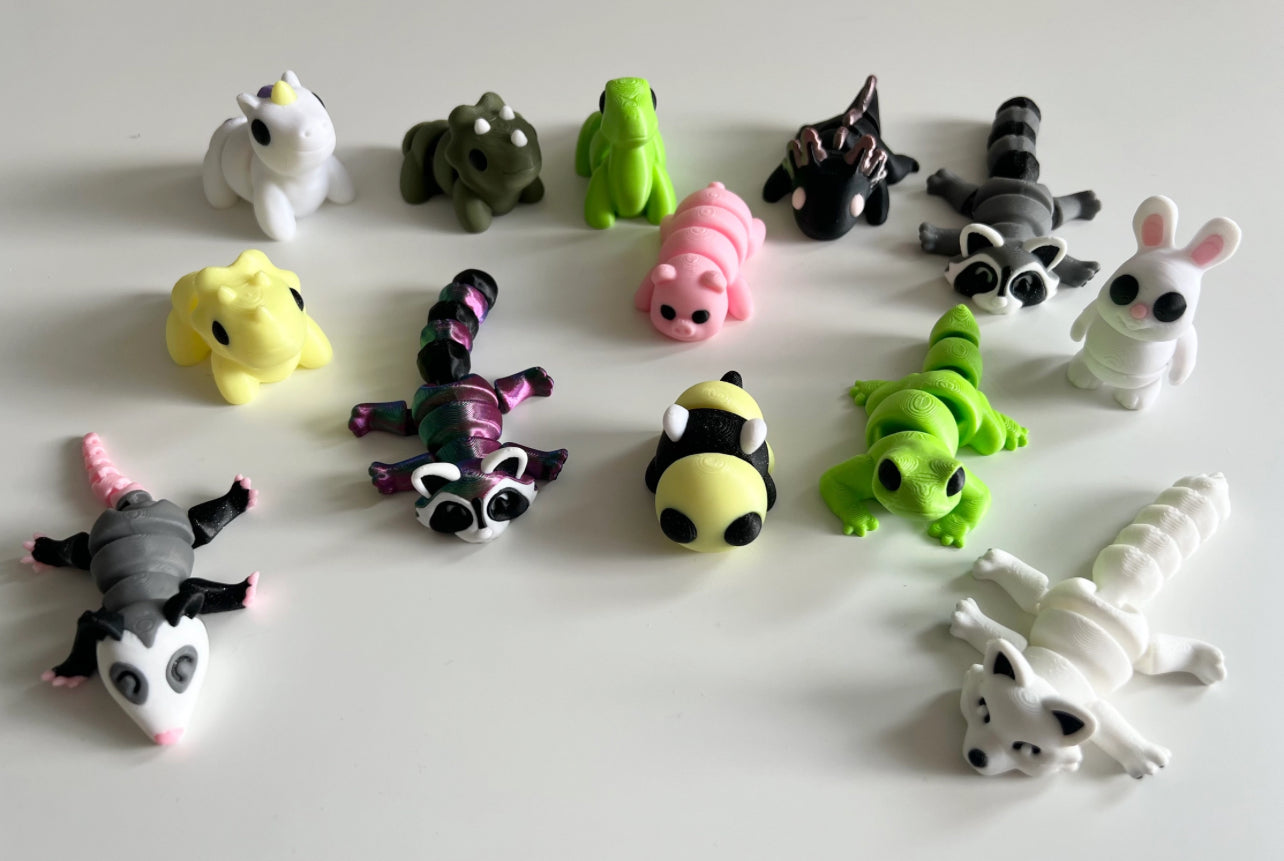 3D mini animals mystery item