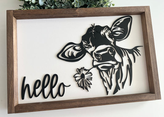 Cow sign