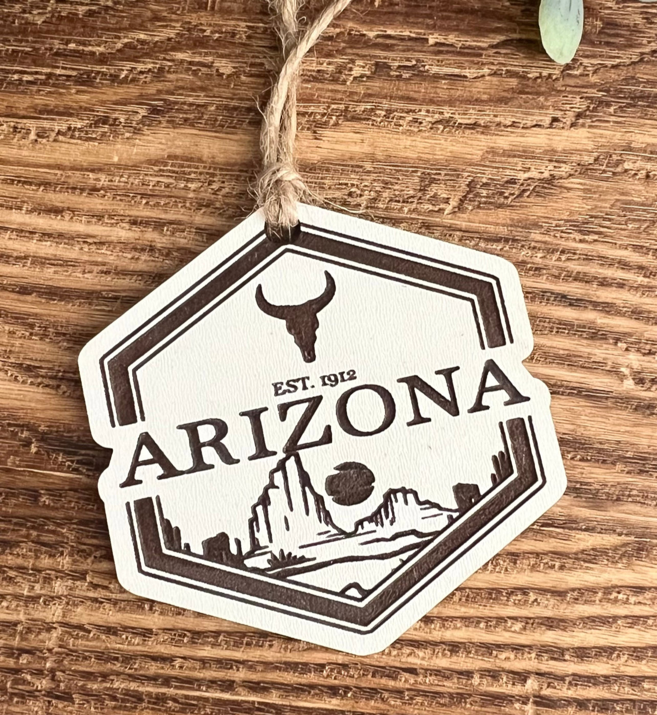 Arizona badge ornament